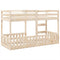 vidaXL Bunk Bed 90x190 cm Solid Wood Pine