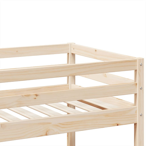 vidaXL Bunk Bed 90x190 cm Solid Wood Pine