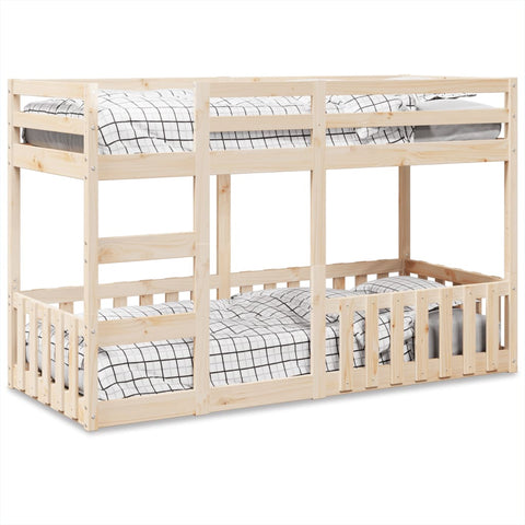 vidaXL Bunk Bed 90x190 cm Solid Wood Pine