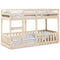 vidaXL Bunk Bed 90x190 cm Solid Wood Pine