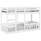 vidaXL Bunk Bed White 90x190 cm Solid Wood Pine