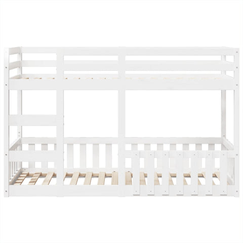vidaXL Bunk Bed White 90x190 cm Solid Wood Pine