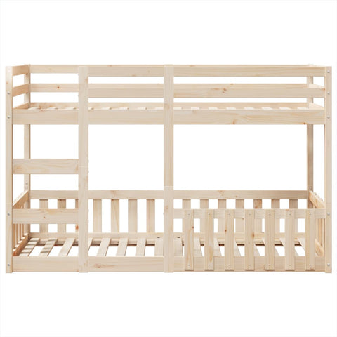 vidaXL Bunk Bed 75x190 cm Solid Wood Pine