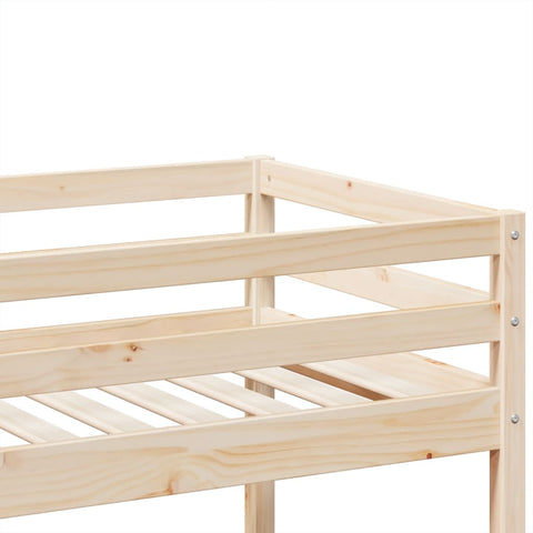 vidaXL Bunk Bed 75x190 cm Solid Wood Pine