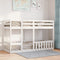 vidaXL Bunk Bed White 75x190 cm Solid Wood Pine
