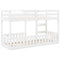 vidaXL Bunk Bed White 75x190 cm Solid Wood Pine