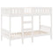 vidaXL Bunk Bed White 80x200 cm Solid Wood Pine