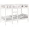 vidaXL Bunk Bed White 80x200 cm Solid Wood Pine