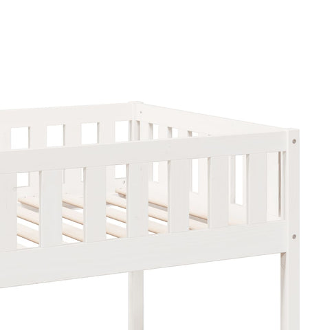 vidaXL Bunk Bed White 80x200 cm Solid Wood Pine
