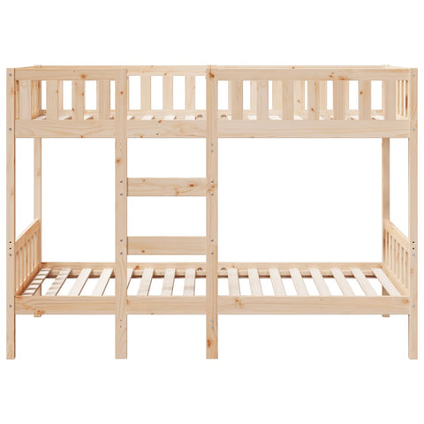 vidaXL Bunk Bed 90x200 cm Solid Wood Pine