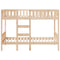 vidaXL Bunk Bed 90x200 cm Solid Wood Pine