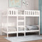 vidaXL Bunk Bed White 90x200 cm Solid Wood Pine