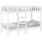 vidaXL Bunk Bed White 90x200 cm Solid Wood Pine