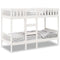 vidaXL Bunk Bed White 90x200 cm Solid Wood Pine