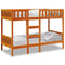 vidaXL Bunk Bed Wax Brown 90x200 cm Solid Wood Pine