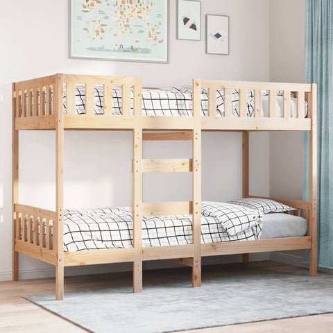 vidaXL Bunk Bed 90x190 cm Solid Wood Pine