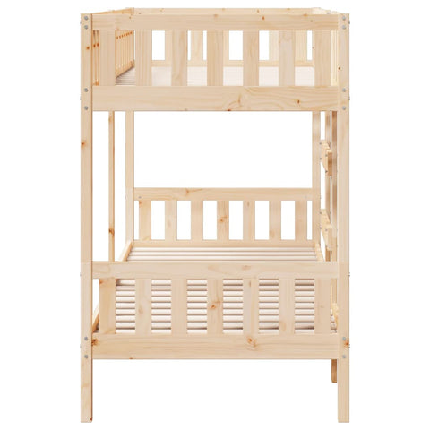 vidaXL Bunk Bed 90x190 cm Solid Wood Pine