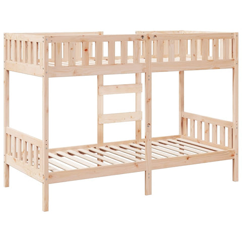 vidaXL Bunk Bed 90x190 cm Solid Wood Pine
