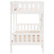 vidaXL Bunk Bed White 90x190 cm Solid Wood Pine