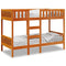 vidaXL Bunk Bed Wax Brown 90x190 cm Solid Wood Pine