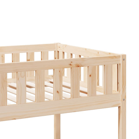 vidaXL Bunk Bed 75x190 cm Solid Wood Pine