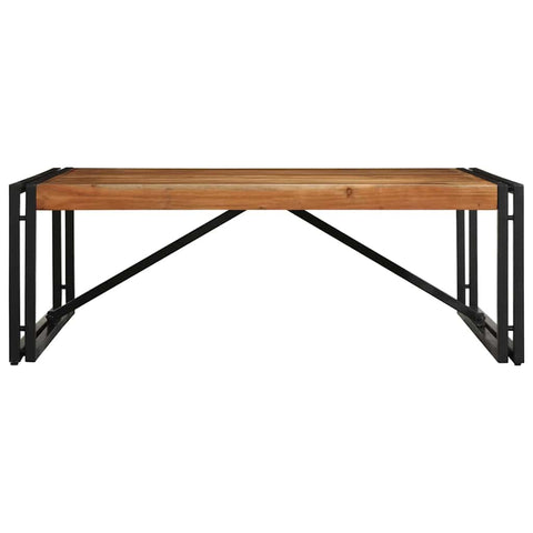 vidaXL Coffee Table 100x100x35 cm Solid Wood Acacia