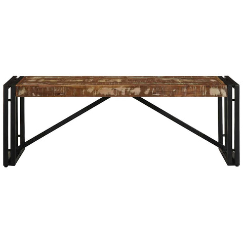 vidaXL Coffee Table Multicolour 100x50x35 cm Solid Wood Reclaimed