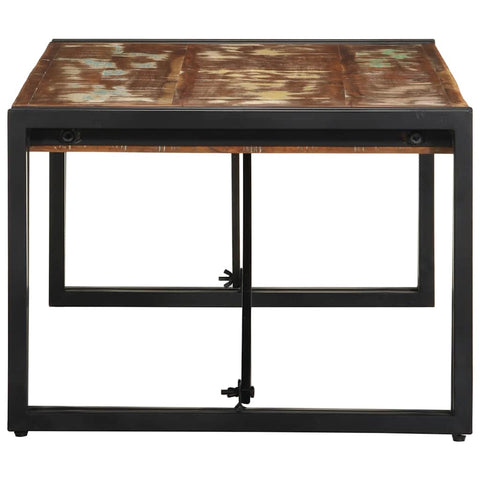 vidaXL Coffee Table Multicolour 100x50x35 cm Solid Wood Reclaimed