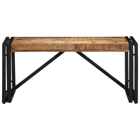 vidaXL Coffee Table 80x40x35 cm Solid Rough Wood Mango