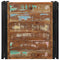 vidaXL Coffee Table Multicolour 50x50x35 cm Solid Wood Reclaimed