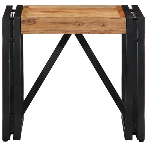 vidaXL Coffee Table 40x40x35 cm Solid Wood Acacia