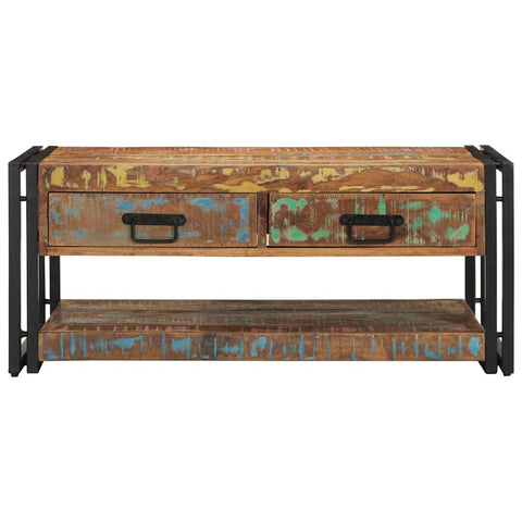 vidaXL Coffee Table Multicolour 90x50x38 cm Solid Wood Reclaimed