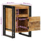 vidaXL Bedside Cabinet 40x40x59 cm Solid Rough Wood Mango