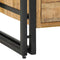 vidaXL Bedside Cabinet 40x40x59 cm Solid Rough Wood Mango