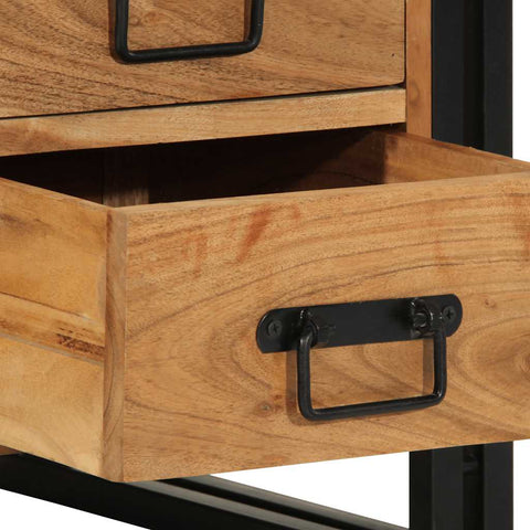 vidaXL Bedside Cabinet 40x40x59 cm Solid Wood Acacia