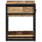 vidaXL Bedside Cabinet 40x40x50 cm Solid Rough Wood Mango