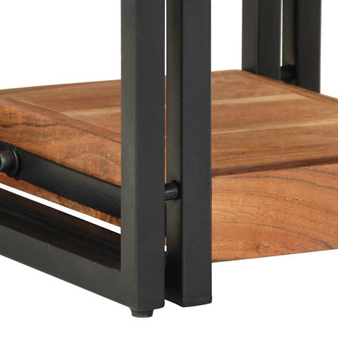 vidaXL Bedside Cabinet 2 pcs Brown 30 x 30 x 40 cm Solid acacia wood