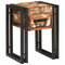 vidaXL End Table Other 30 x 30 x 40 cm Solid reclaimed wood and Metal