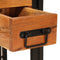 vidaXL End Table Other 30 x 30 x 40 cm Solid acacia wood and Metal