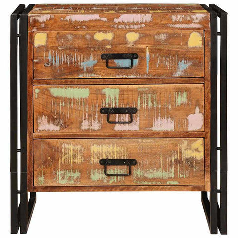 vidaXL Sideboard Brown 66 x 33 x 70 cm Solid reclaimed wood