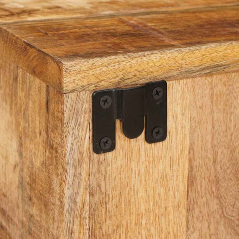 vidaXL Bedside Table 2 pcs Brown 35 x 33 x 48 cm Solid Mango Wood