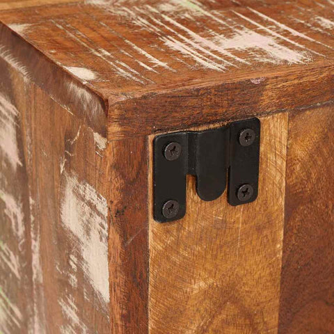 vidaXL Bedside Table Brown 35 x 33 x 48 cm Solid Wood Reclaimed
