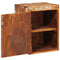vidaXL Bedside Table 2 pcs Brown 35 x 33 x 48 cm Solid Wood Reclaimed