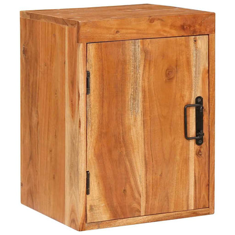 vidaXL Bedside Table Brown 35 x 33 x 48 cm Solid Wood Acacia