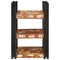vidaXL Bedside Table Brown and black Solid Wood Reclaimed