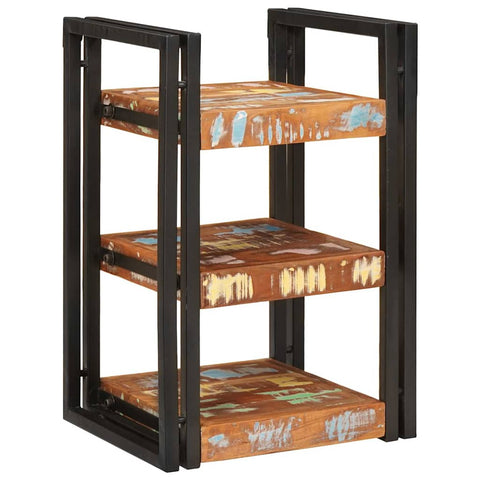 vidaXL Bedside Table 2 pcs Brown and black Solid Wood Reclaimed