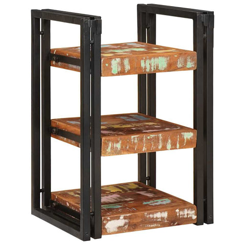 vidaXL Bedside Table 2 pcs Brown and black Solid Wood Reclaimed