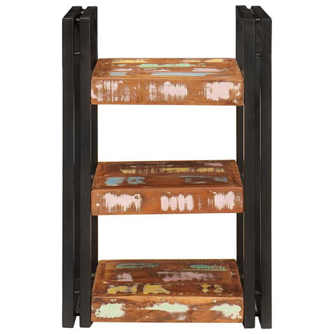vidaXL Bedside Table 2 pcs Brown and black Solid Wood Reclaimed