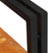 vidaXL Bedside Table 2 pcs Brown and black Solid Wood Acacia