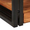vidaXL Bedside Table 2 pcs Brown and black Solid Wood Acacia